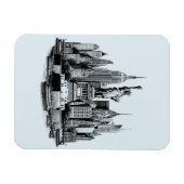 Magnet Flexible Bâtiments de New York City Architecture art (Horizontal)