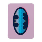 Magnet Flexible Batman | Pink & Blue Symbol (Vertical)