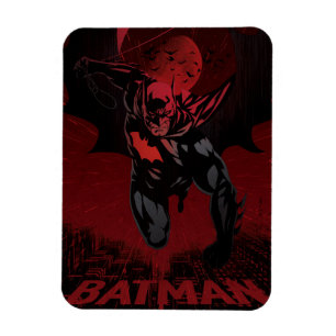 Magnet Flexible Batman Saut Cramoisi