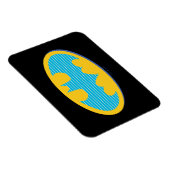 Magnet Flexible Batman | Symbole Cyan Stripes (Côté Droit)