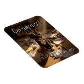 Magnet Flexible Be Happy Cat - Paper Mess Edition (Côté Droit)