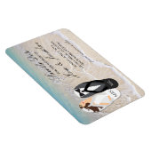 Magnet Flexible Beach Ocean Tropical Mariage Deluxe Enregistrer la (Côté Droit)