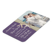 Magnet Flexible Beach Save the Date Photo (Côté Gauche)