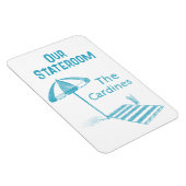 Magnet Flexible Beach Towel Cruise Ship Marqueur de la porte d'éta (Côté Droit)