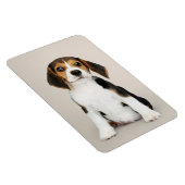Magnet Flexible Beagle Chiot, Oh Tellement Mignonne (Côté Droit)