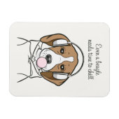 Magnet Flexible Beagle de refroidissement avec Bubblegum mignon ch (Horizontal)