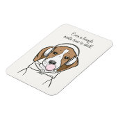 Magnet Flexible Beagle de refroidissement avec Bubblegum mignon ch (Côté Gauche)