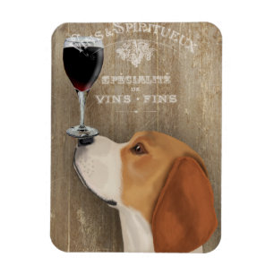Magnet Flexible Beagle Dog Au Vin