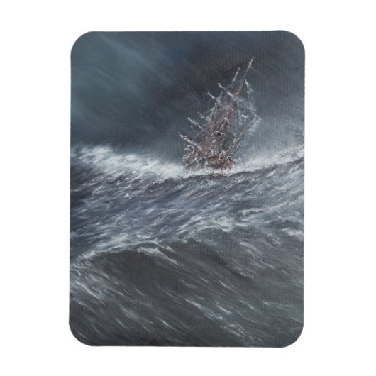 Magnet Flexible Beagle HMS dans une tempête au large du Cap Horn (Vertical)