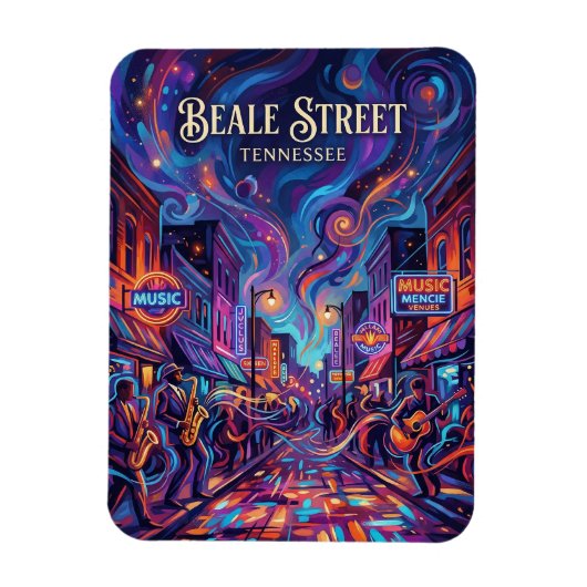 Magnet Flexible Beale Street Tennessee (Vertical)