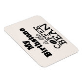 Magnet Flexible Bean Coffee Birthstone (Côté Droit)