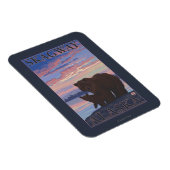 Magnet Flexible Bear and Cub - Skagway, Alaska (Côté Droit)