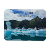 Magnet Flexible Bear Glacier Icebergs, parc national Kenai Fjords (Horizontal)