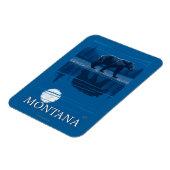 Magnet Flexible Bear Walking in Moonlight Vintage voyage (Côté Gauche)