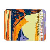 Magnet Flexible Bears Ears National Monument Utah Retro (Horizontal)