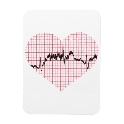 Magnet Flexible Beat du coeur VII (Vertical)