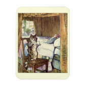 Magnet Flexible Beatrix Potter Chat Servant Du Thé (Vertical)