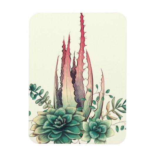 Magnet Flexible Beau Cactus (Vertical)