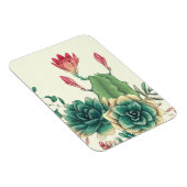 Magnet Flexible Beau Cactus Avec Fleur (Côté Droit)