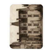 Magnet Flexible Beau Château français à Sepia Tones (Vertical)