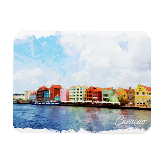 Magnet Flexible Beau Curucao Island Travel (Horizontal)
