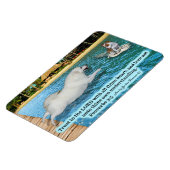 Magnet Flexible Beau Esquimau Chien Proverbes Écritures 3:5 (Côté Gauche)