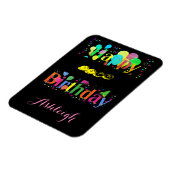 Magnet Flexible Beau et lumineux anniversaire (Côté Gauche)