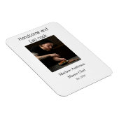 Magnet Flexible Beau et peut cuisiner ajouter nom master chef date (Côté Droit)