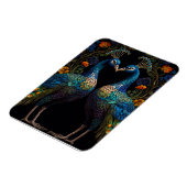 Magnet Flexible Beau Majestic Peacock Couple (Côté Gauche)
