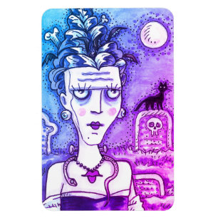 MAGNET FLEXIBLE BEAU MONSTRE DÉPLAISANT FRANKENELLA, GRAVES, CAT