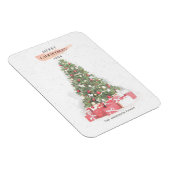 Magnet Flexible Beau Noël Arbre Aquarelle Vacances Art (Côté Droit)
