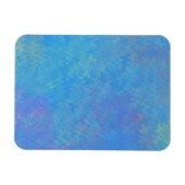 Magnet Flexible Beau papier bleu marbré (Horizontal)