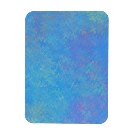 Magnet Flexible Beau papier bleu marbré (Vertical)