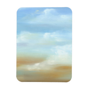 Magnet Flexible Beau paysage avec nuages fluides