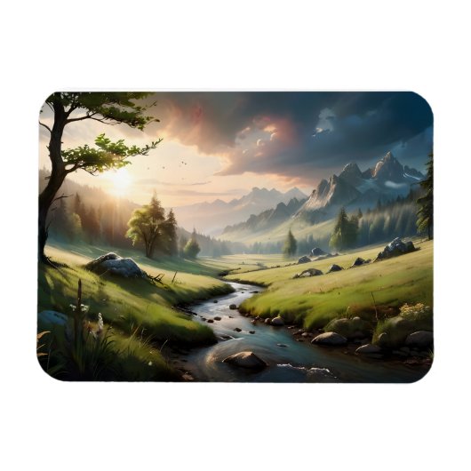 Magnet Flexible Beau paysage naturel (Horizontal)
