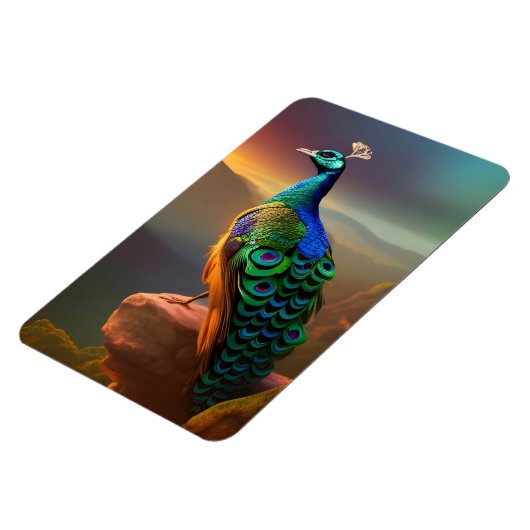 Magnet Flexible Beau Peacock (Côté Gauche)