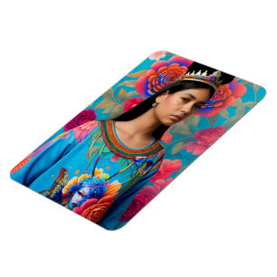 Magnet Flexible Beau portrait de princesse