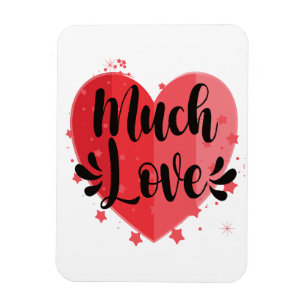 Magnet Flexible Beaucoup d'amour, grand coeur
