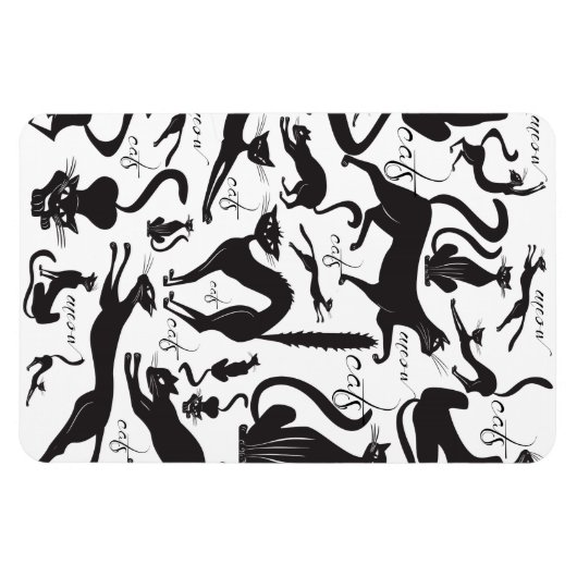 Magnet Flexible Beaucoup de chats (Horizontal)