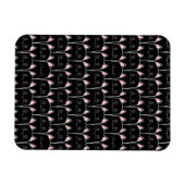 Magnet Flexible Beaucoup de Motif de chats noirs (Horizontal)
