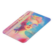 Magnet Flexible Beauté côtière de Neon avec lunettes de soleil (Côté Gauche)