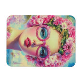 Magnet Flexible Beauté tropicale rétro (Horizontal)