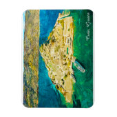 Magnet Flexible Beautiful Crete Greece Scenery Oil Paint (Vertical)
