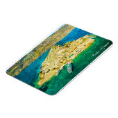 Magnet Flexible Beautiful Crete Greece Scenery Oil Paint (Côté Gauche)