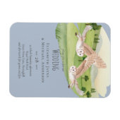 Magnet Flexible Beautiful OWLS Wedding (Horizontal)