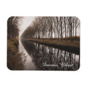 Magnet Flexible Beautiful Schipdonk Canal in Autumn, Damme (Horizontal)