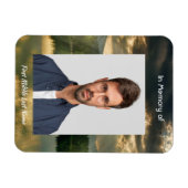 Magnet Flexible Beautiful Sky Sun Scripture Memorial Keepsake  (Horizontal)