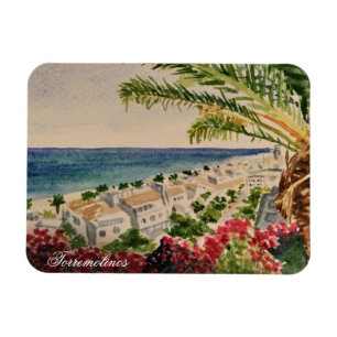 Magnet Flexible Beautiful view sea Torremolinos Spain