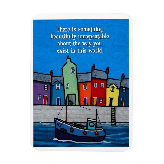 Magnet Flexible Beautifully Unrepeatable Inspirational Coastal (Vertical)