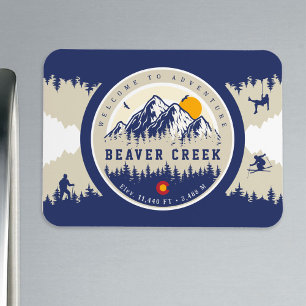 Magnet Flexible Beaver Creek Colorado Drapeau Montagne Souvenir de